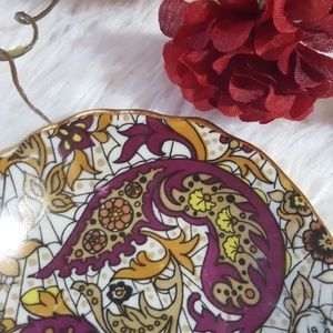 Jewelry - Hispania Manises Paisley Print Jewelry Dish Jewelry - Hispania Manises Paisley Print Jewelry Dish